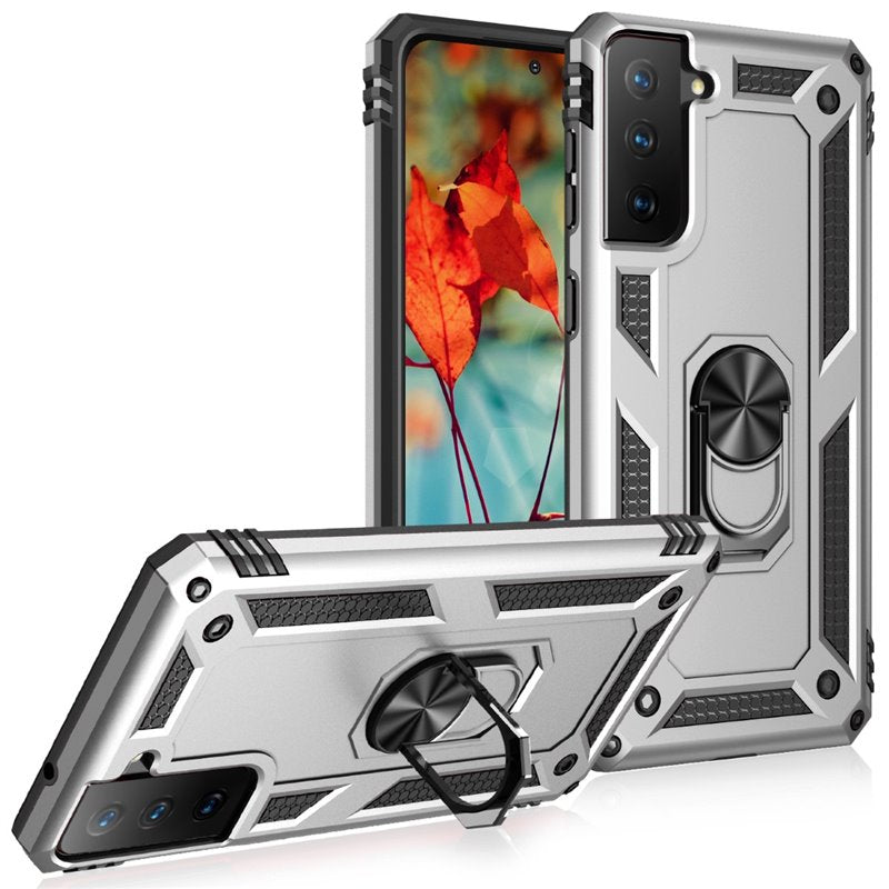 Coque hybride avec anneau pour Samsung Galaxy S22 Coque hybride avec anneau pour Samsung Galaxy S22